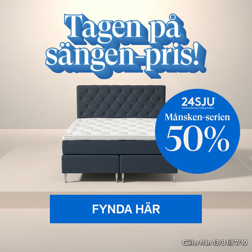 Tagen på sängen-pris! 24SJU Månsken 50%